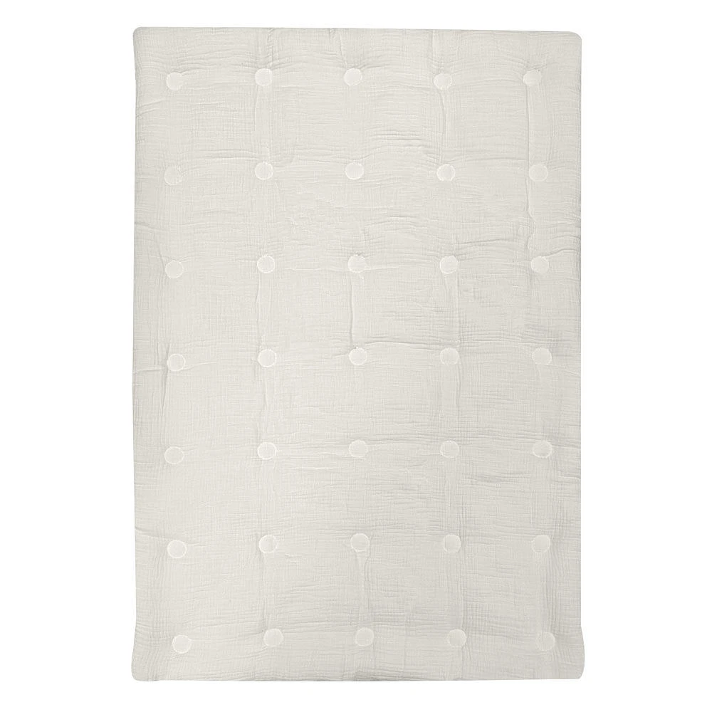 Sim Muslin Tufted Comforter 36"X50" Coco