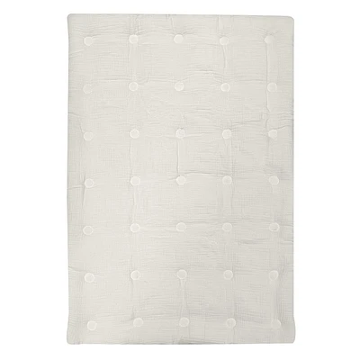 Sim Muslin Tufted Comforter 36"X50" Coco