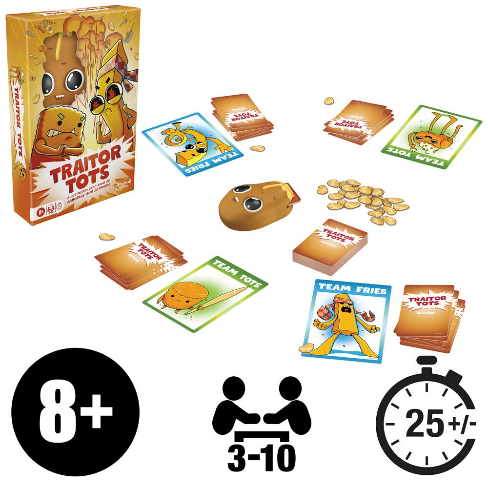 Traitor Tots Party Card Game for Families and Adults - English Edition