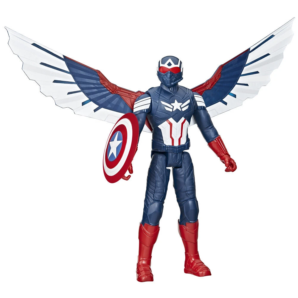 Marvel Studios Captain America Brave New World, figurine Captain America Deluxe de 30 cm