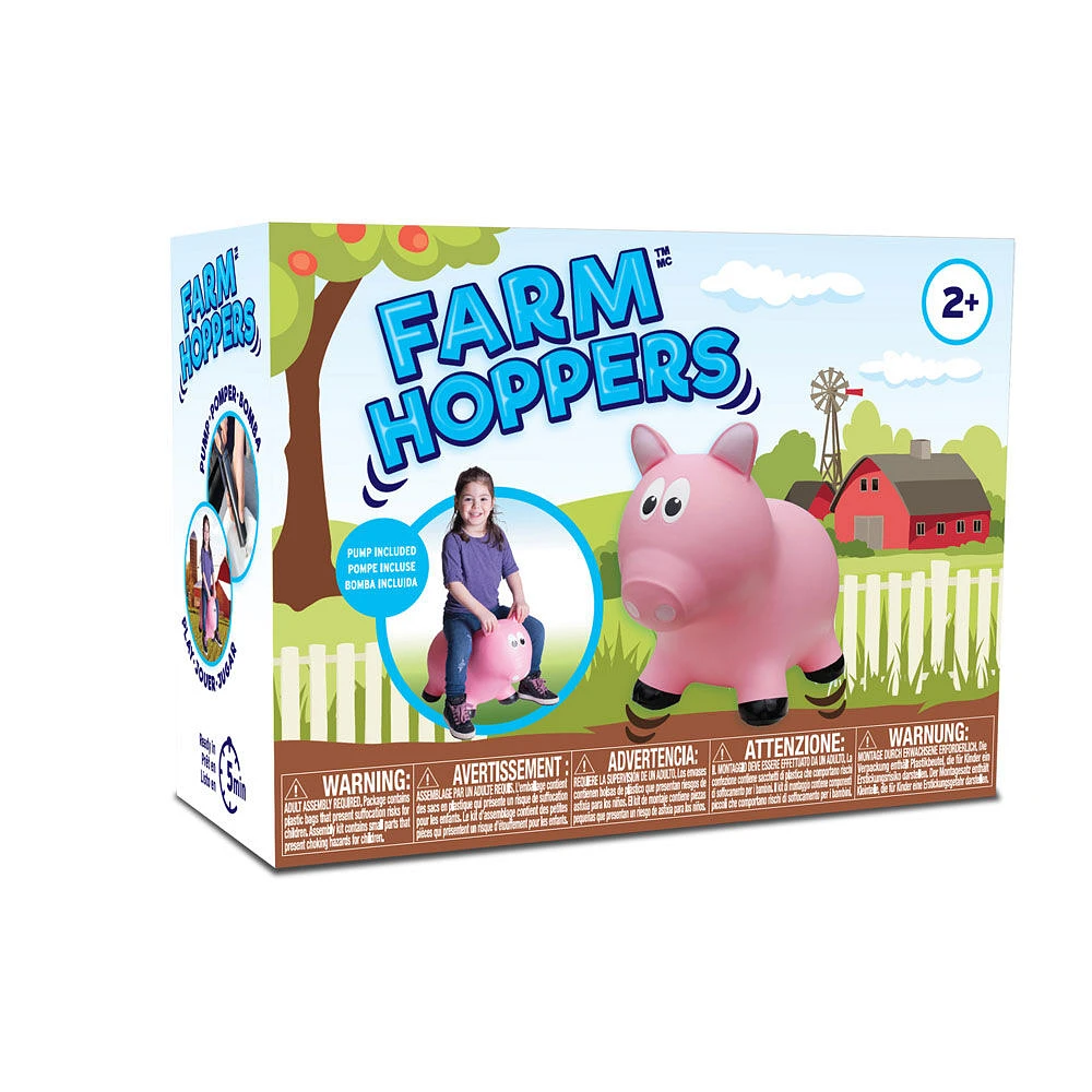 Farm Hopper Pig Pink