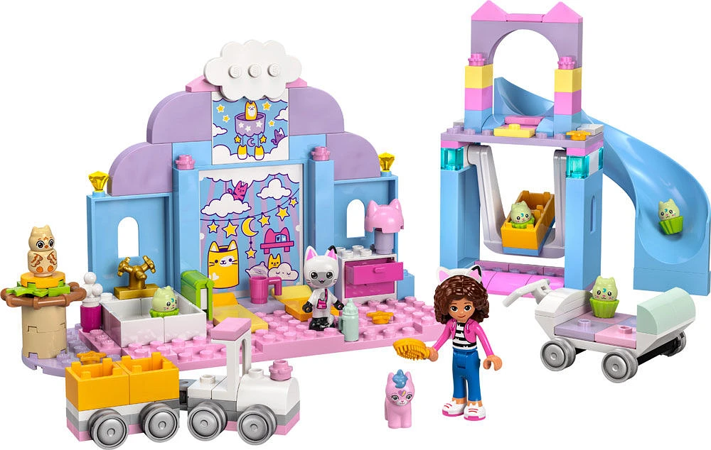 LEGO Gabby's Dollhouse Gabby's Kitty Care Ear Animal Playset, Pet Pretend-Play Toy 10796