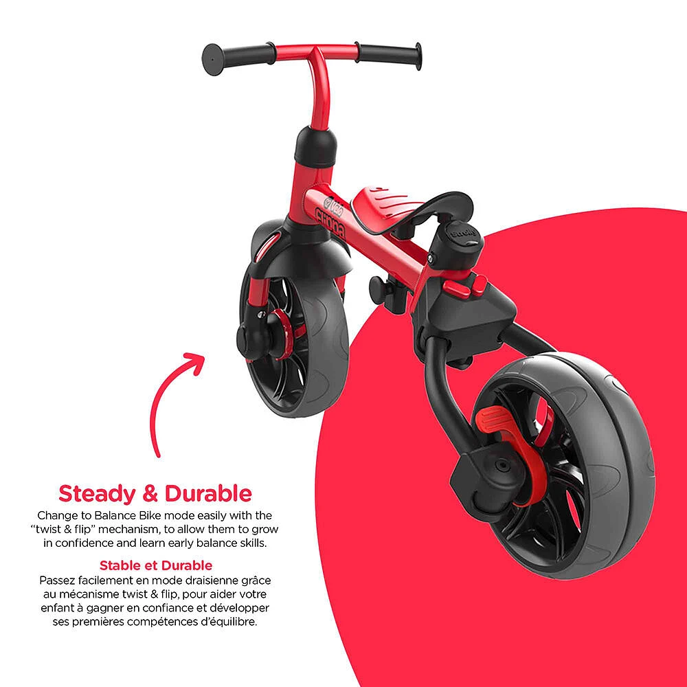 Yvolution Velo Flippa 3in1 Trike to Balance Bike