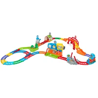 VTech Super circuit train éducatif + Adam train marchand