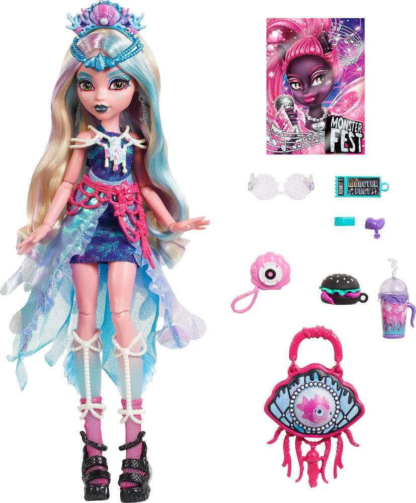 Monster High-Poupée Lagoona Blue avec tenue pour le Monster Fest