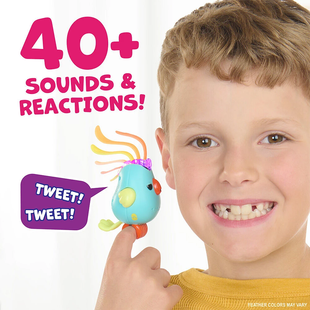 Fingerlings Sweet Tweets Interactive Bird: Lionel, Blue