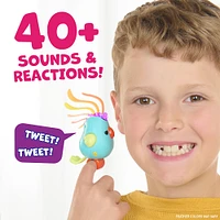 Fingerlings Sweet Tweets Interactive Bird: Lionel, Blue