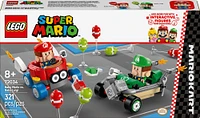 LEGO Super Mario: Mario Kart Baby Mario vs. Baby Luigi - Nintendo Mario Kart Toy for Fans - 72034