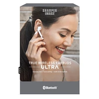Sharper Image Pro True Earbuds w case - English Edition