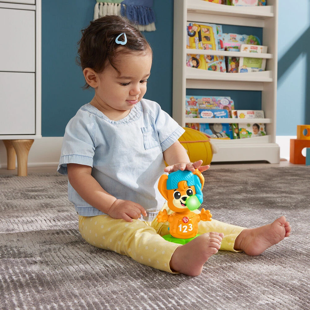 Fisher-Price Link Squad Opposites Fox Baby Learning Toy with Music & Lights - English Edition