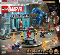 LEGO Marvel Iron Man's Laboratory: Hall of Armor Building Toy - Marvel Superhero Toy for Kids - 76315