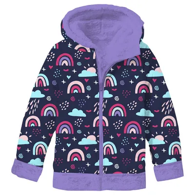 Chemistry - Reversible Jacket - Rainbows - Purple