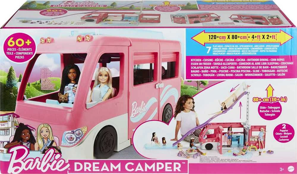 Barbie- Coffret de jeu - AUTOCARAVANE DE RÊVE