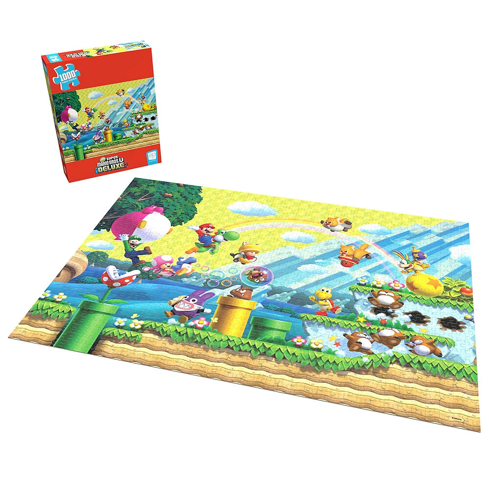 USAopoly Super Mario "Chaos & Fun" 1,000 Piece Puzzle - English Edition