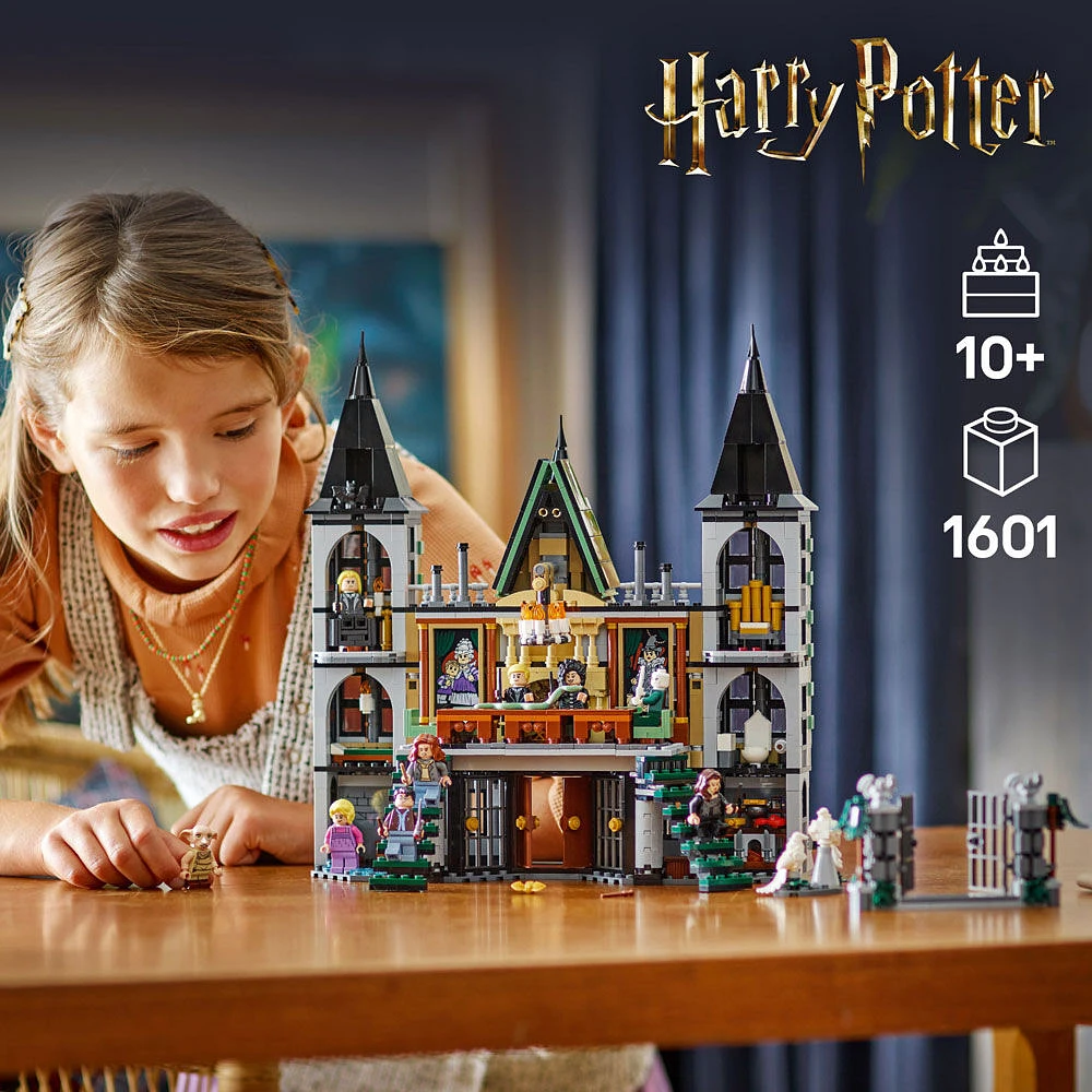 LEGO Harry Potter Le manoir des Malefoy, Jouet de sorcier pour enfants, Ensemble de jeu et d'exposition à collectionner 76453