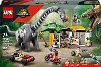 LEGO Jurassic World Raptor & Titanosaurus Tracking Mission Kids Toy for Boys & Girls, Ages 7+ -76973