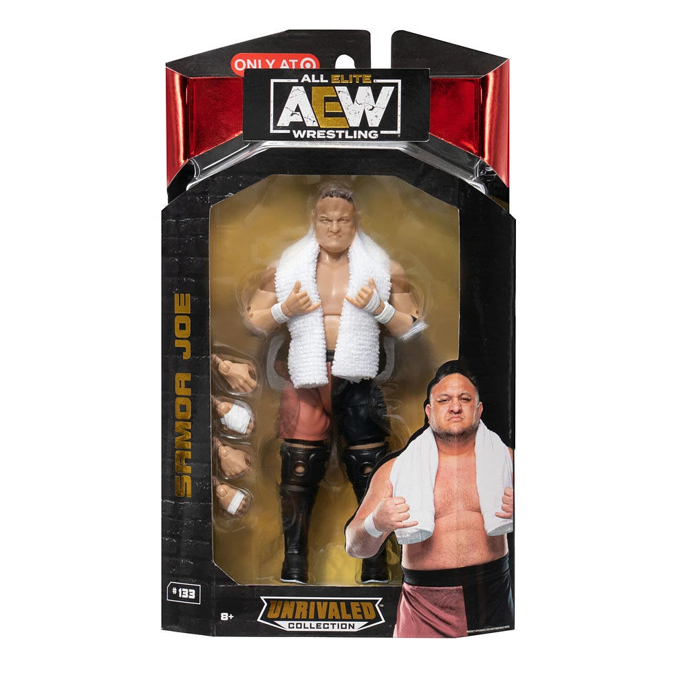 AEW - Figurine lutteur inégalé - Samoa Joe - Notre exclusivité