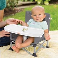 Bright Starts Pop ‘N Sit Portable Booster Seat - Grey