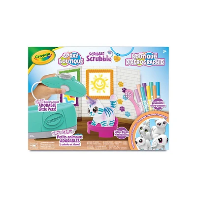 Crayola Scribble Scrubbie Pets Spray Boutique Play Set