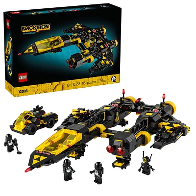 LEGO Icons Blacktron Renegade - Spaceship Building Set - DIY Kit for Adults 18+ - 10355