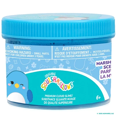 Original Squishmallows Bebe the Bluebird Premium Cloud Slime, Blueberry Scented