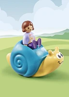 Playmobil - Enfant avec escargot à bascule 1.2.3