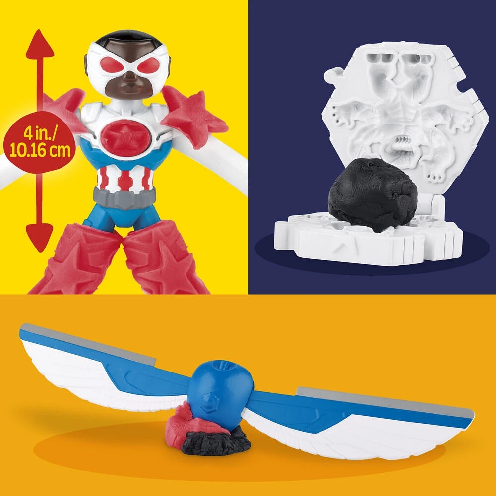 Play-Doh Marvel Captain America Moto-Slicer Playset