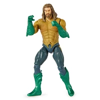 DC Comics, Aquaman Action Figure, 4-inch, 2 Accessories, Detailed Sculpt and Movie Styling, Collectible Superhero Kids Toy