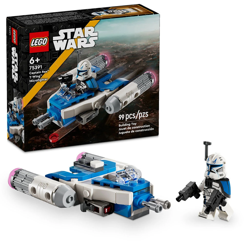 LEGO Star Wars Le microvaisseau Y-Wing du Capitaine Rex Ensemble 75391