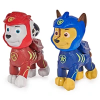 Swimways Paw Patrol Floatin' Figures, Swimming Pool Accessories & Kids Pool Toys, Chase & Marshall 2-Pack