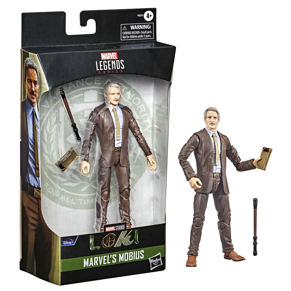 Marvel Legends Action Figure Toy Mobius, Premium Design, 1 Figure and 2 Accessories - R Exclusive