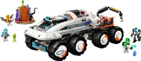 Jouet LEGO City Le véhicule astromobile télécommandé et la grue de chargement 60432