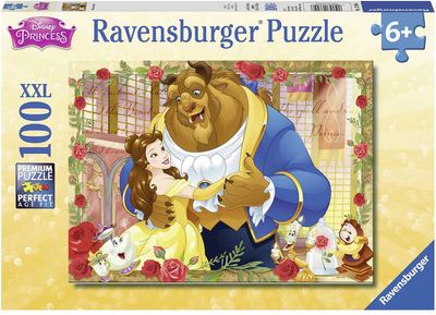 Ravensburger - Disney - Belle & Beast Puzzle 100pc