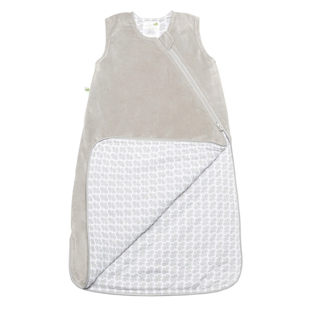 Perlimpinpin- Velour Sleepbag-TAUPE (2,5 TOG) - 0-6 months