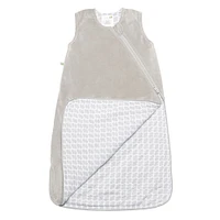 Perlimpinpin- Velour Sleepbag-TAUPE (2,5 TOG) - 0-6 months