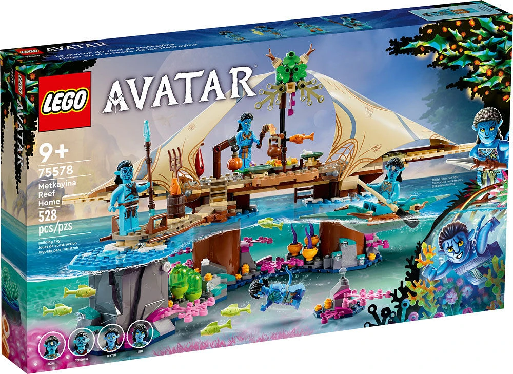 LEGO Avatar Metkayina Reef Home 75578 Building Toy Set (528 Pieces)