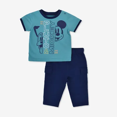 Mickey Mouse 2 Piece Top/Jogger Set Blue