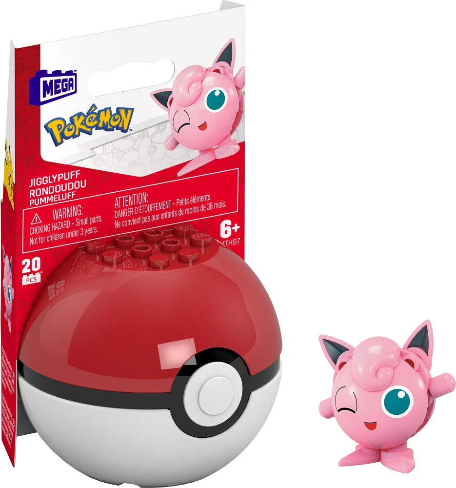 MEGA Pokemon Jigglypuff Building Toy Kit (20 Pieces)