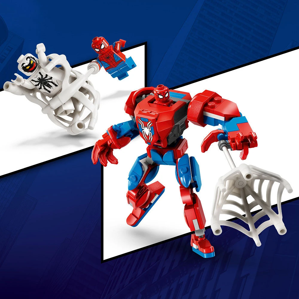 LEGO Marvel Spider-Man Mech vs. Anti-Venom Building Toy Set - Spider-Man Toy for Kids, Boys and Girls - 76308