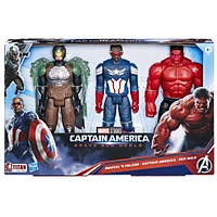 Marvel Avengers Captain America: Brave New World Titan Hero Series 12 Inch (30 CM) Action Figure & Accessories Multipack