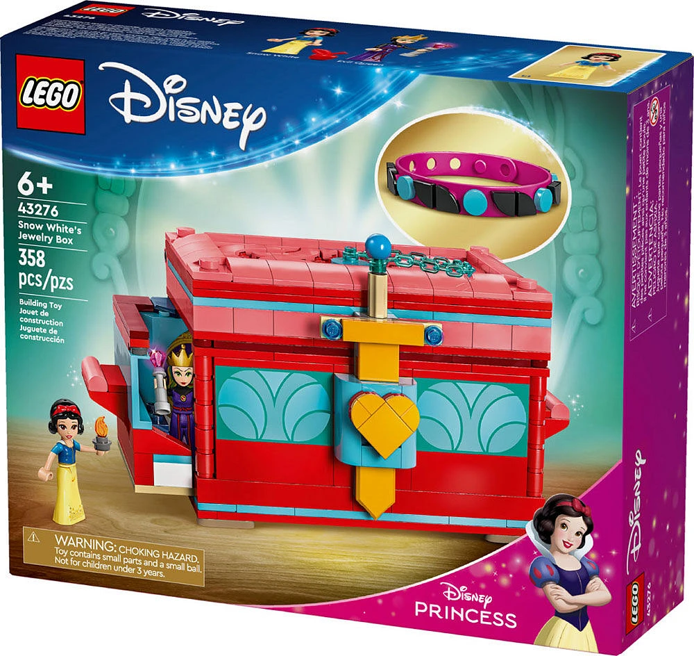 LEGO Disney La boîte à bijoux de Blanche-Neige Jouet de construction 43276