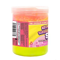 SLIMYGLOOP Torsade crémeuse fluo limonade rose