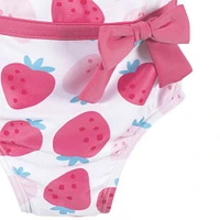 Gerber - Maillot de bain une pièce à volants Summer Blossom pour bébé et tout-petit - 2T