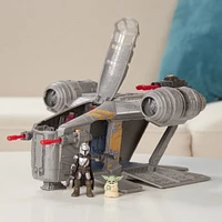 Star Wars Mission Fleet The Mandalorian The Child Razor Crest Fuite dans la bordure extérieure