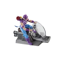 Hasbro Marvel Legends Series, figurine de collection de 15 cm Hawkeye avec Sky-Cycle Avengers 60e anniversaire