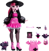 Monster High Draculaura Fashion Doll with Pet Count Fabulous and Accessories