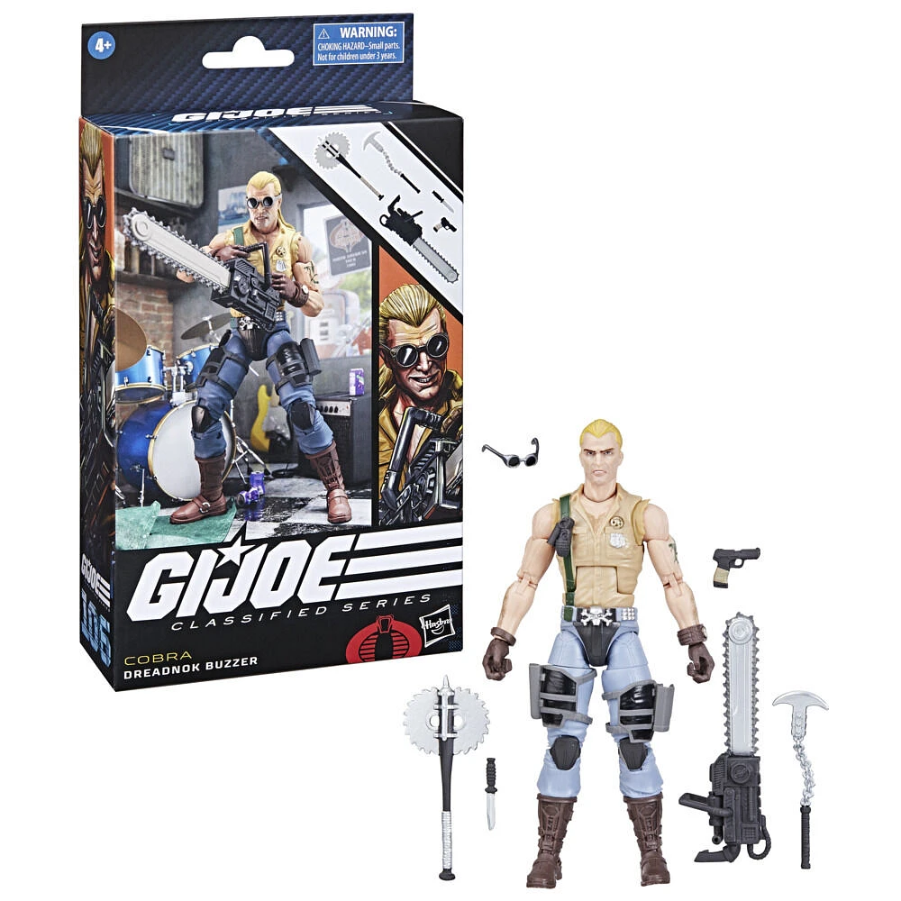 G.I. Joe Classified Series Dreadnok Buzzer, Collectible G.I. Joe Action Figure (6 Inch), 106