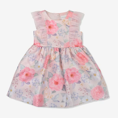 Rococo Shantung Dress Pink