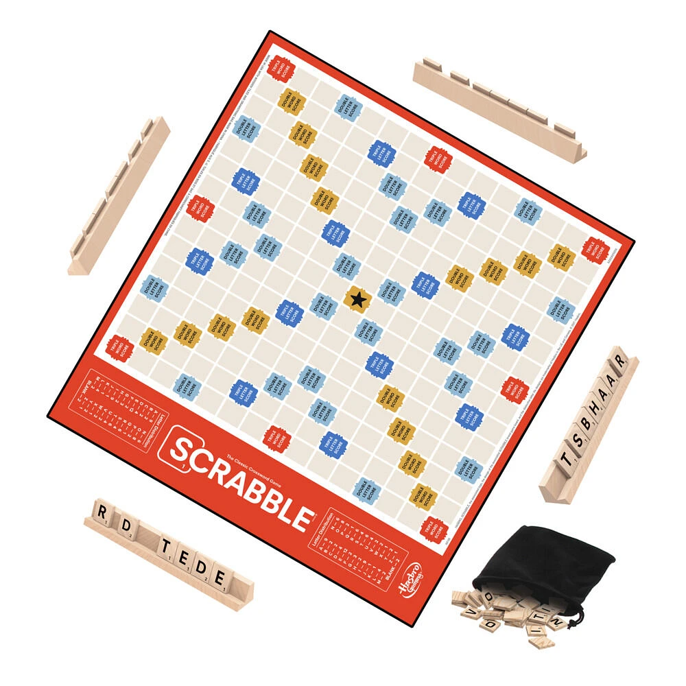 Scrabble Board Game, Classic Word Game - English Edition