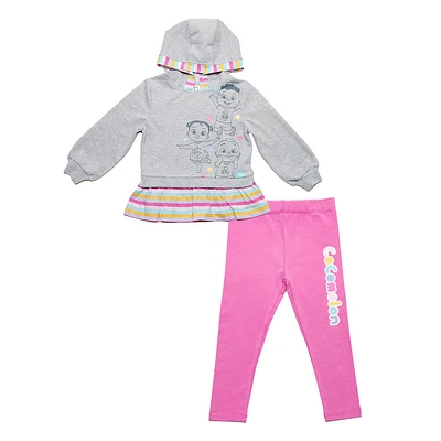 Cocomelon - 2 Piece Combo Set - Grey Heather and Pink